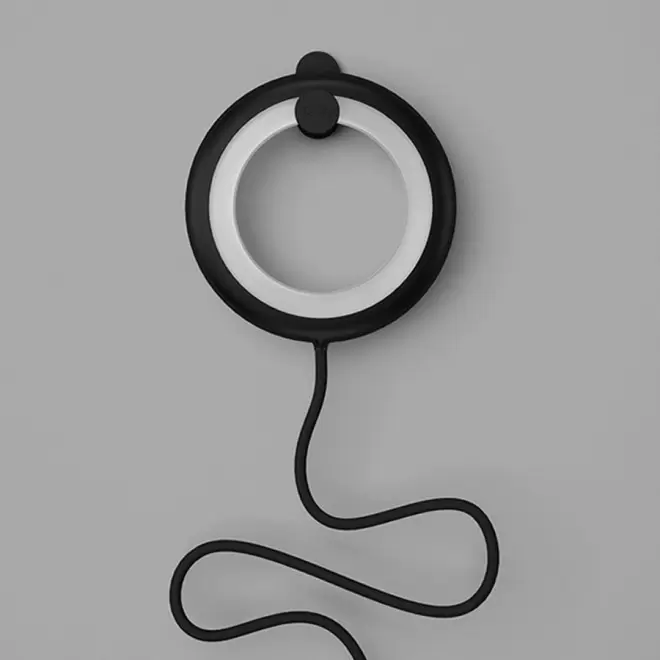 RING LIGHT PERSONNALISÉE XOOPAR® 'BILY' - gris