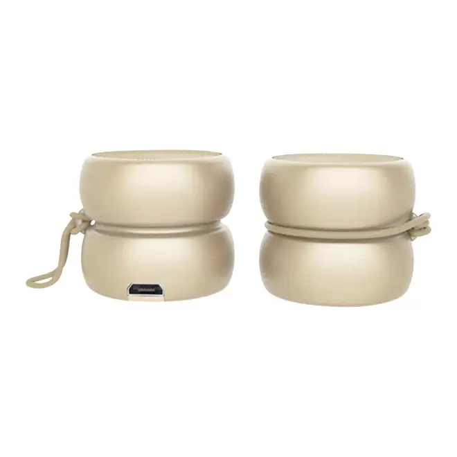 ENCEINTE DUO BLUETOOTH® PERSONNALISÉE XOOPAR® 'YOYO STEREO' - doré