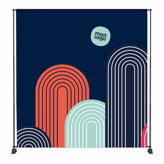 PHOTOCALL PERSONNALISÉ 'AEROTO' - 240x240cm