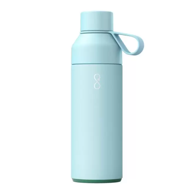 BOUTEILLE ISOTHERME 500ML PERSONNALISABLE 'OCEAN BOTTLE' - bleu ciel