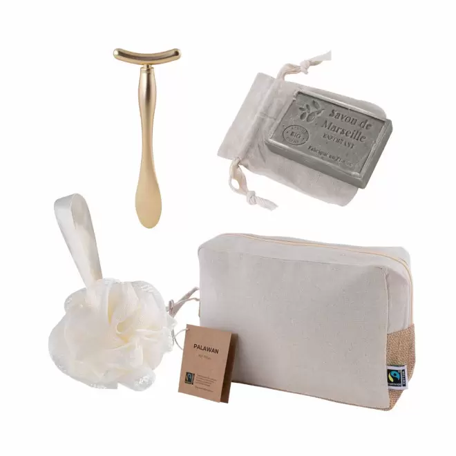 COFFRET BIEN ETRE PERSONNALISABLE 'MORNING' - beige
