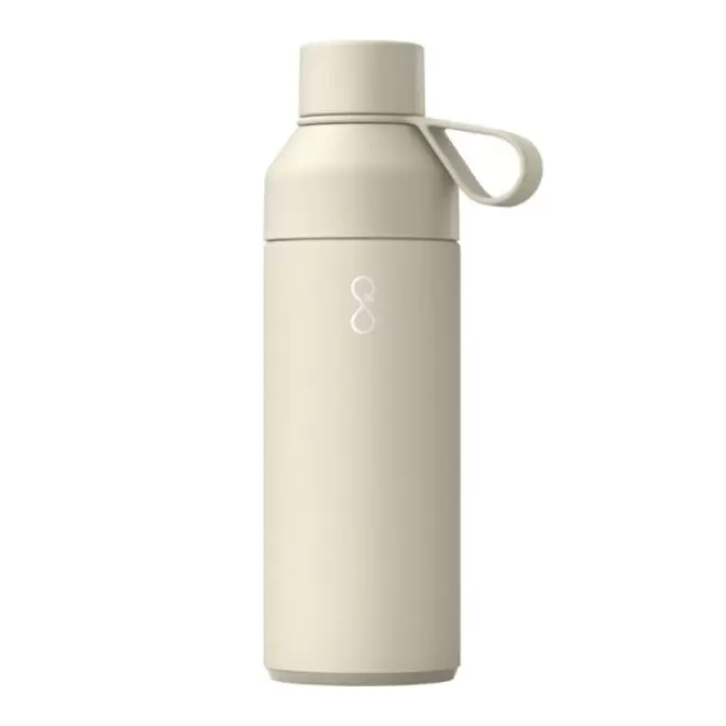 BOUTEILLE ISOTHERME 500ML PERSONNALISABLE 'OCEAN BOTTLE' - beige