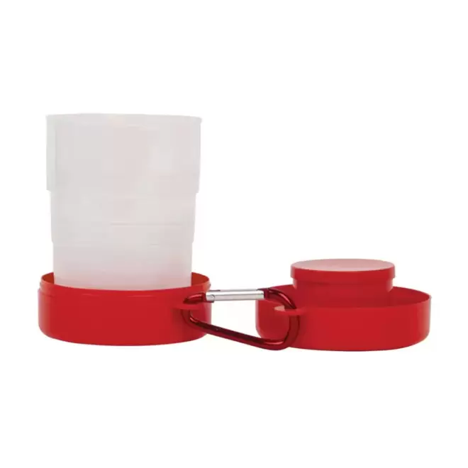 EXPRESS 24H - GOBELET PUBLICITAIRE PLIABLE 'PESSOA' - rouge