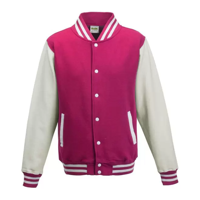 VESTE PERSONNALISÉE SWEAT 'PITCHER' - rose/blanc