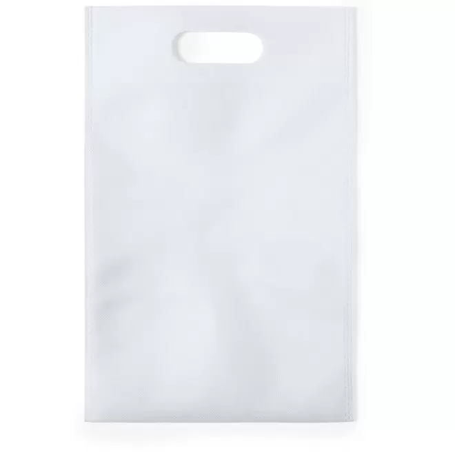 SAC PERSONNALISABLE NON TISSE POUR CHAUSSURES 'RIVAL CHAUSSURE' - blanc