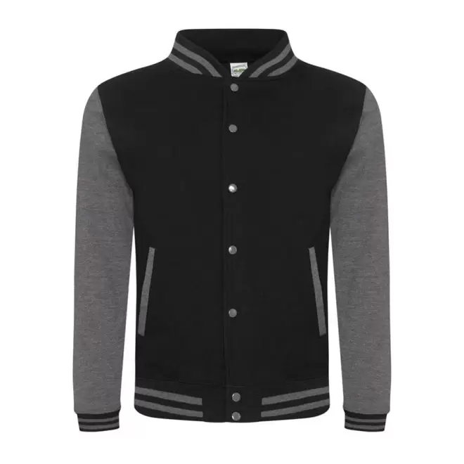 VESTE PERSONNALISÉE SWEAT 'PITCHER' - noir/charbon