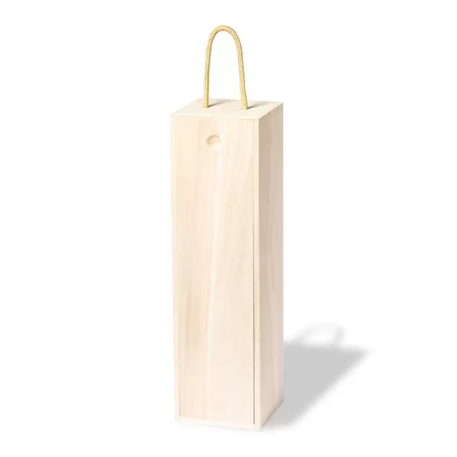 BOITE PERSONNALISABLE POUR BOUTEILLE DE VIN 'DAYNIT' - naturel