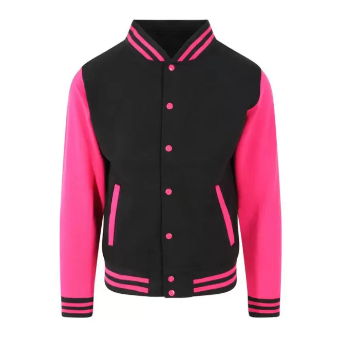 VESTE PERSONNALISÉE SWEAT 'PITCHER' - noir/rose