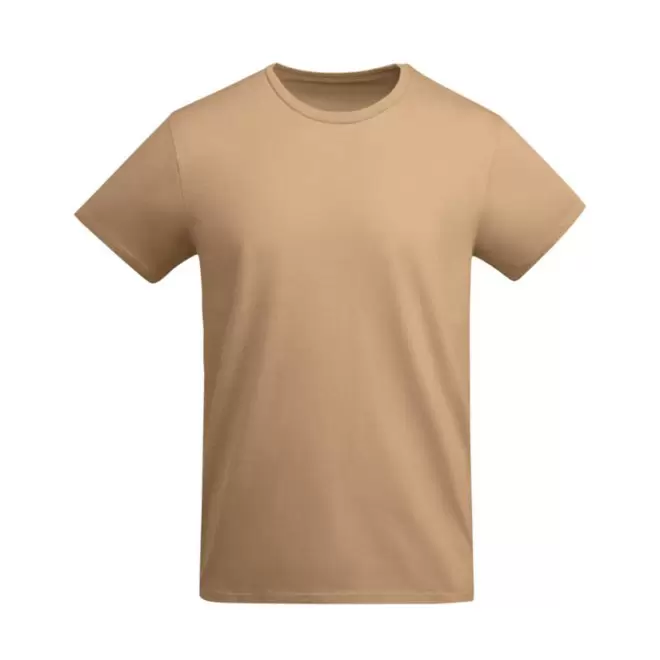 TEE-SHIRT HOMME COULEUR BIO PERSONNALISABLE 'BREDA' - orange clair