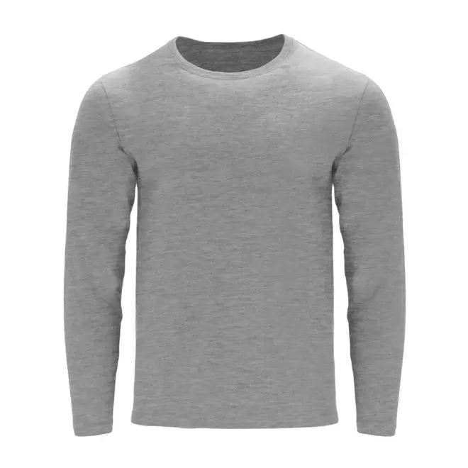 TEE-SHIRT MIXTE ML PERSONNALISABLE 'HAWKO' - gris