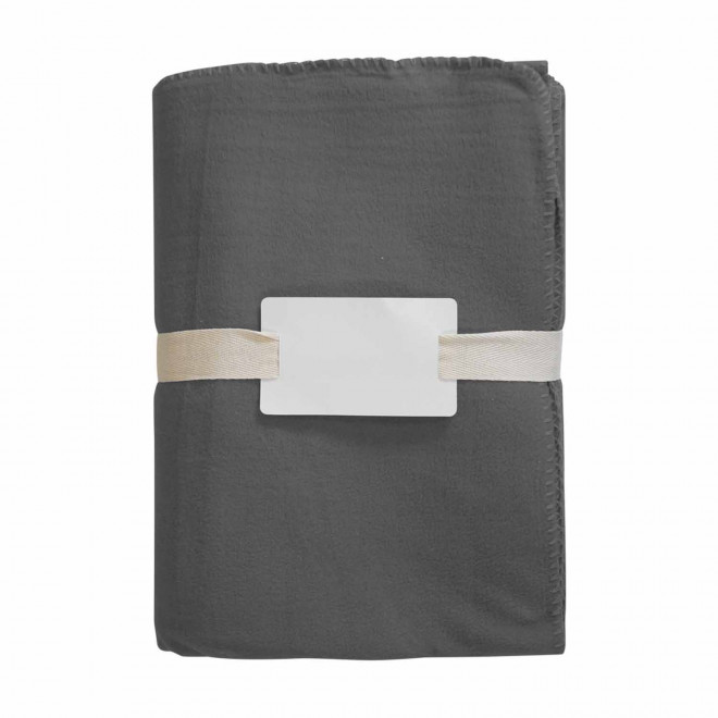 PLAID POLAIRE MIE PERSONNALISE 'GANGKHAR' 250GR/M² - gris