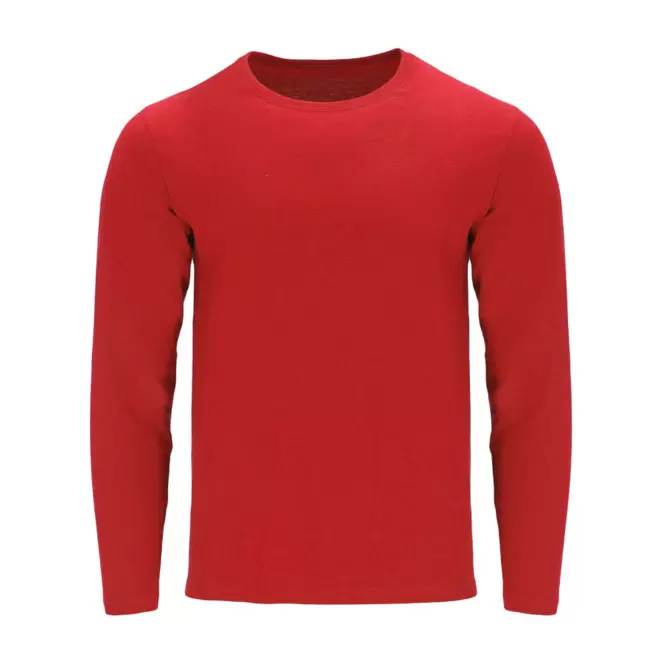 TEE-SHIRT MIXTE ML PERSONNALISABLE 'HAWKO' - rouge