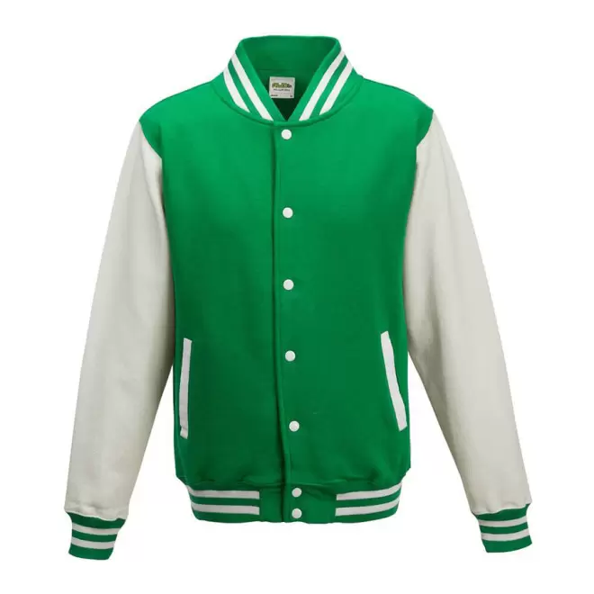 VESTE PERSONNALISÉE SWEAT 'PITCHER' - vert/blanc