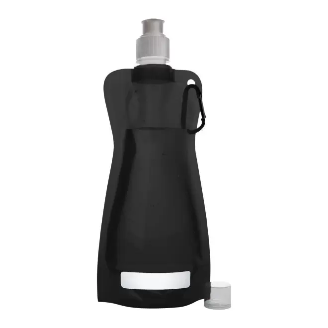 EXP.24H - GOURDE PERSONNALISABLE AVEC MOUSQUETON 'FITTY' - noir