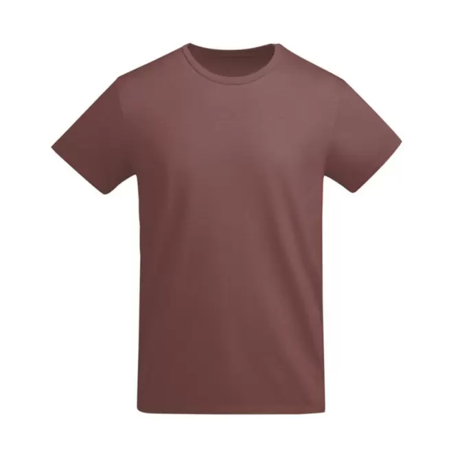 TEE-SHIRT HOMME COULEUR BIO PERSONNALISABLE 'BREDA' - marron clair