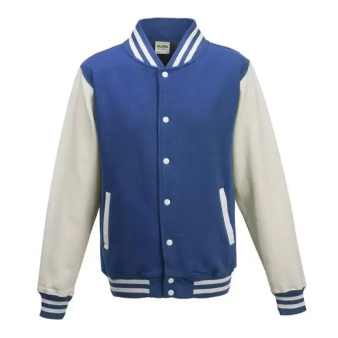 VESTE PERSONNALISÉE SWEAT 'PITCHER' - royal/blanc