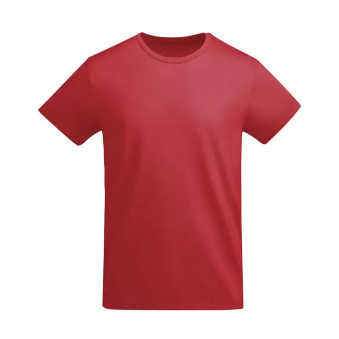 TEE-SHIRT HOMME COULEUR BIO PERSONNALISABLE 'BREDA' - rouge