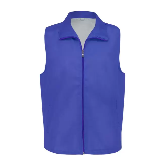 GILET TRAVAIL MIXTE PERSONNALISE 'GILTA' - bleu royal