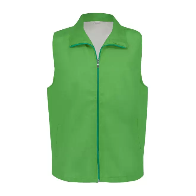 GILET TRAVAIL MIXTE PERSONNALISE 'GILTA' - vert