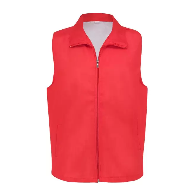 GILET TRAVAIL MIXTE PERSONNALISE 'GILTA' - rouge