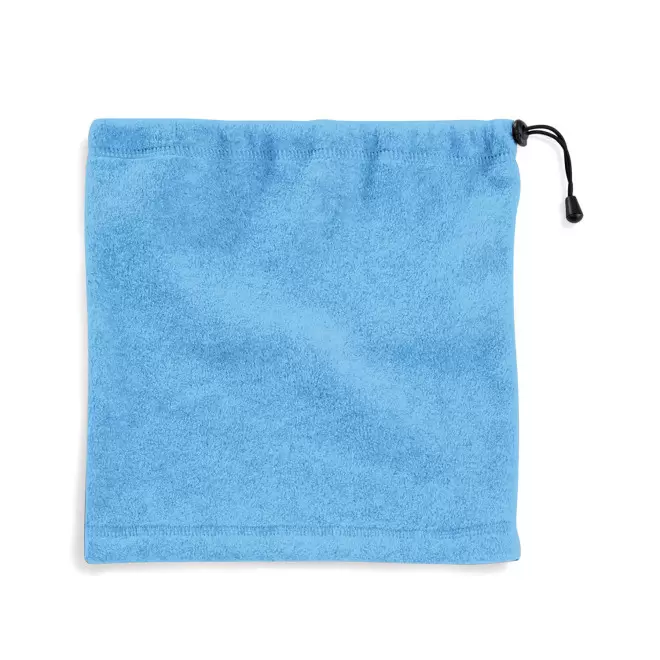 BONNET CACHE COU POLAIRE PERSONNALISABLE 'COMBO' - bleu ciel