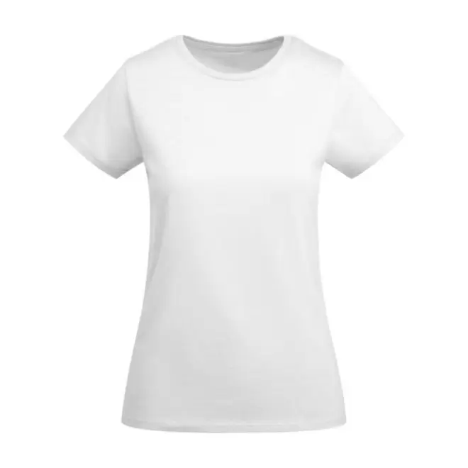 TEE-SHIRT FEMME BLANC BIO PERSONNALISABLE 'BREDA' - blanc