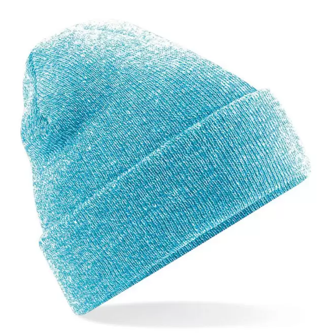 BONNET PERSONNALISÉ AVEC RABAT 'CAPELINO' - bleu clair chiné