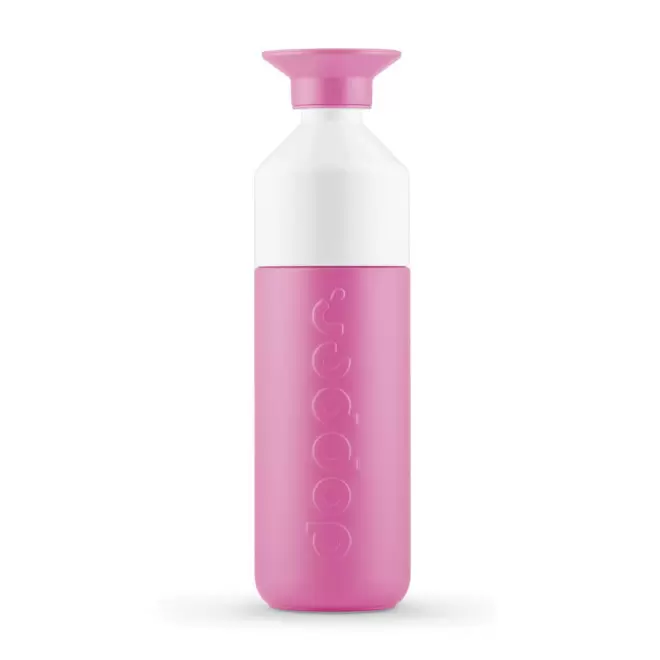 BOUTEILLE EN MÉTAL PERSONNALISÉE DOPPER® 580ML 'LOSTRI' - rose