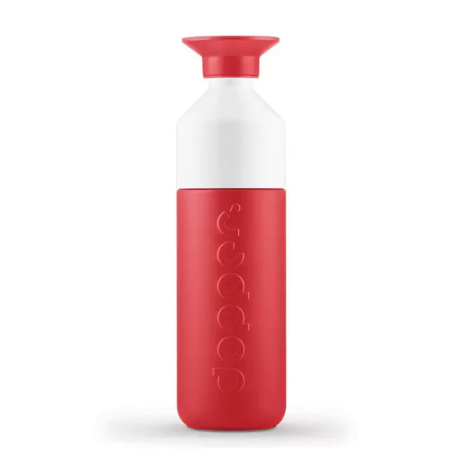BOUTEILLE EN MÉTAL PERSONNALISÉE DOPPER® 580ML 'LOSTRI' - rouge