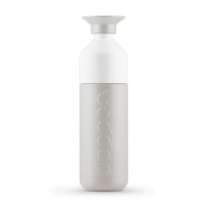BOUTEILLE EN MÉTAL PERSONNALISÉE DOPPER® 580ML 'LOSTRI' - gris clair