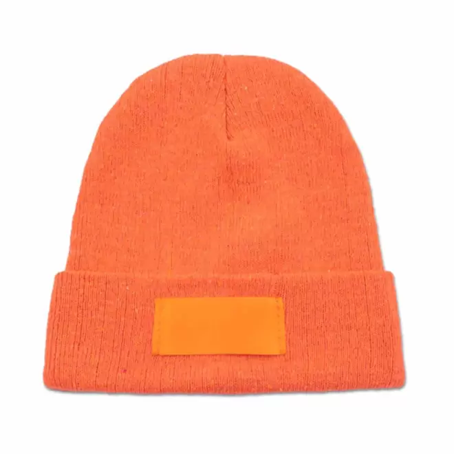 BONNET POLYESTER AVEC ETIQUETTE PERSONNALISABLE 'PENZO' - orange