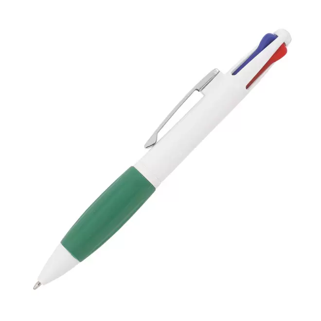 STYLO 4 COULEURS PERSONNALISABLE 'PIXY' - vert