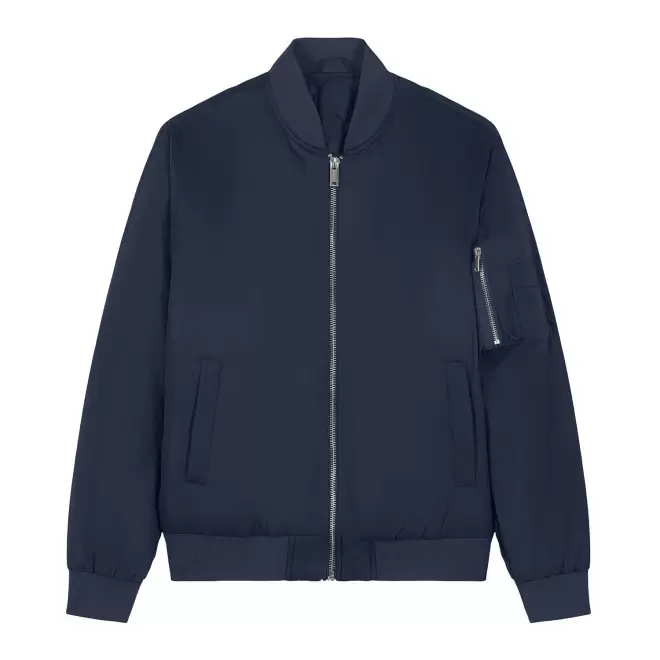 VESTE BOMBER PERSONNALISEE UNISEXE 'BOMBER 2.0' - bleu marine