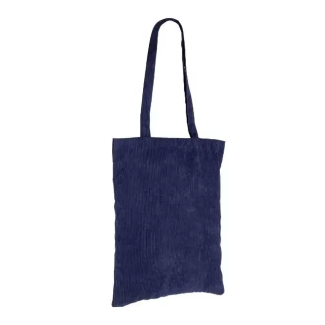 SAC EN VELOURS COTELE 240 GM PERSONNALISABLE 'MAESTRAX' - bleu