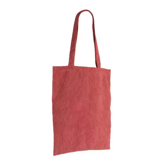 SAC EN VELOURS COTELE 240 GM PERSONNALISABLE 'MAESTRAX' - rouge