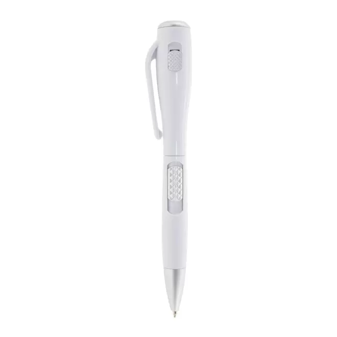 STYLO LUMINEUX PERSONNALISABLE 'STUART' - blanc