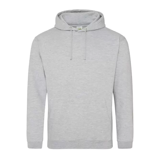SWEAT-SHIRT PERSONNALISÉ À CAPUCHE MIXTE 'HOODIE' - heather grey