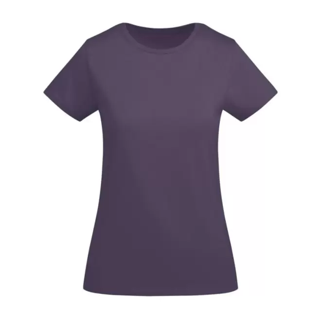 TEE-SHIRT FEMME COULEUR BIO PERSONNALISABLE 'BREDA' - lilas