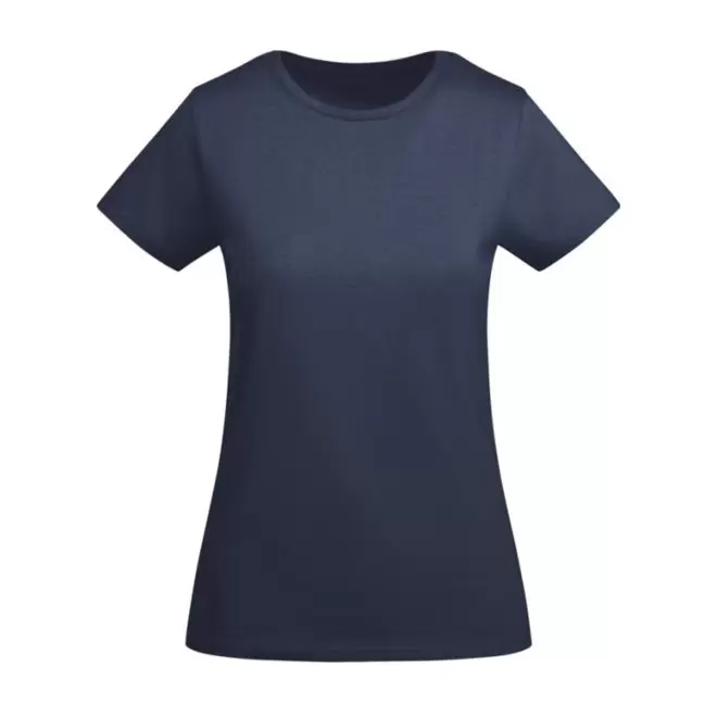 TEE-SHIRT FEMME COULEUR BIO PERSONNALISABLE 'BREDA' - bleu marine