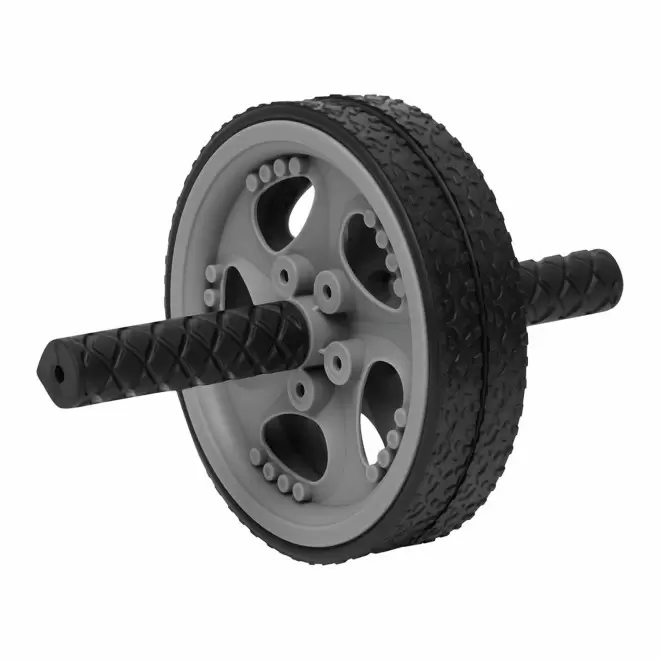 ROUE ABDOMINALE PERSONNALISABLE 'ROUABDO' - noir/gris