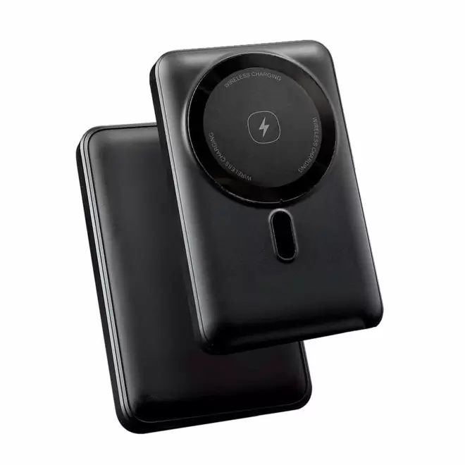 POWERBANK MAGSAFE 10000MAH PERSONNALISABLE 'CENVIN' - noir