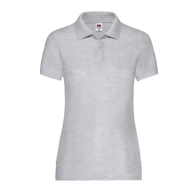 POLO FEMME PERSONNALISÉ 'MILFORD' - gris chiné