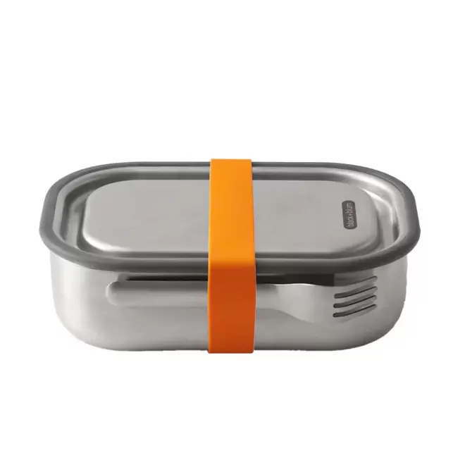 LUNCH BOX EN INOX 1L PERSONNALISABLE 'INOXTA' - orange