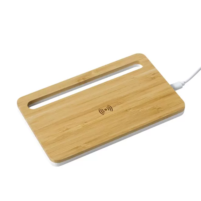 SUPPORT ET CHARGEUR PERSONNALISABLE 'RIVERA' - bambou