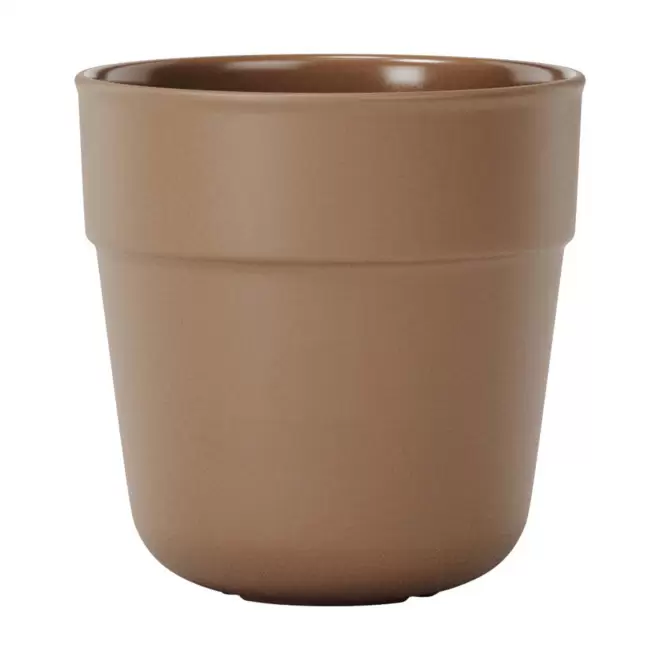 GOBELET PERSONNALISABLE EMPILABLE 220ML 'BE O' - brun