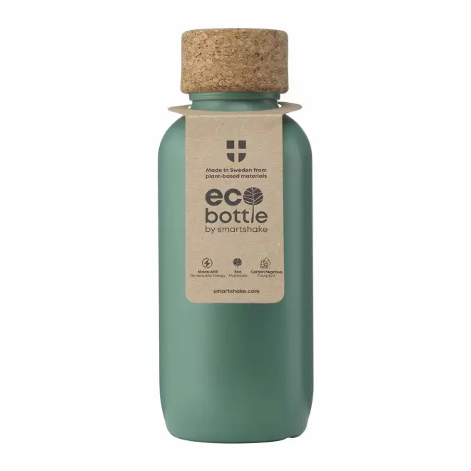 BOUTEILLE PERSONNALISABLE EN BIODECHETS 650ML 'KAKTOO' - vert