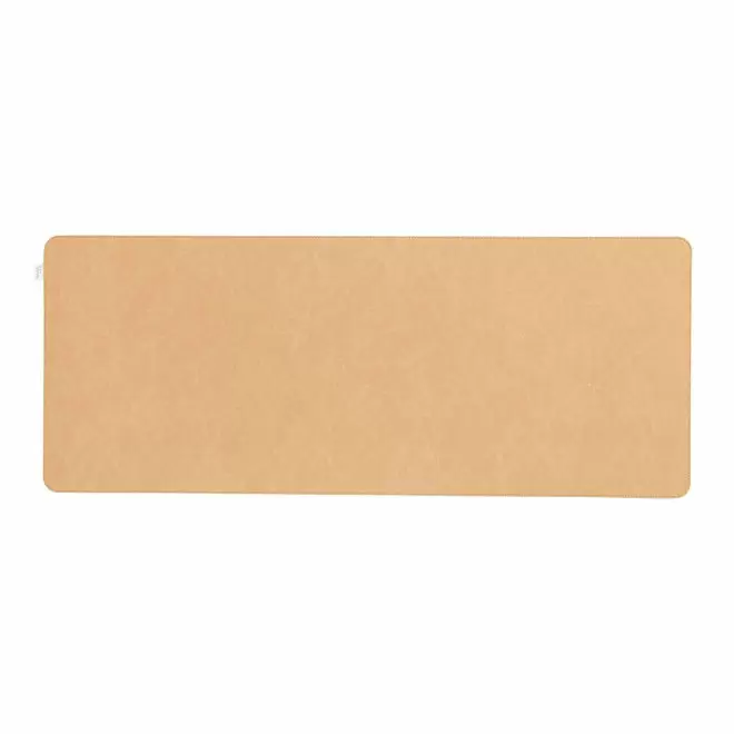 SOUS MAIN CUIR RECYCLE PERSONNALISABLE 'THIETY' - marron