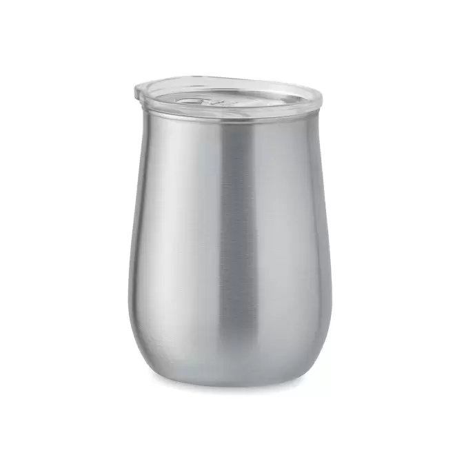 MUG EN INOX PERSONNALISE 500 ML 'GOUGA RECYCLE' - argenté