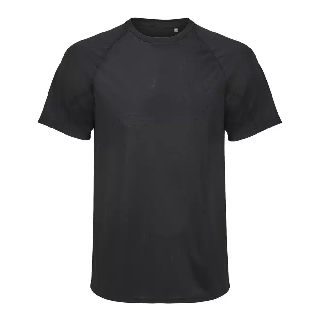 TEE-SHIRT PERSONNALISABLE DE SPORT MIXTE 'VORTEX' - noir