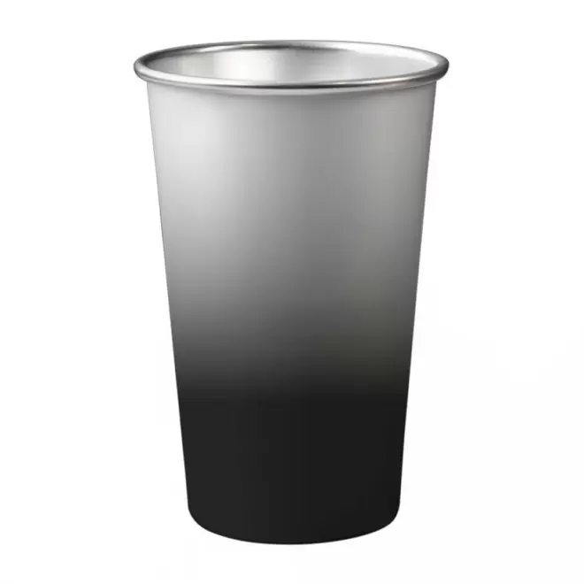 GOBELET MAGIQUE EN ALU RECYCLE 45CL PERSONNALISABLE 'DIVERTY' - noir
